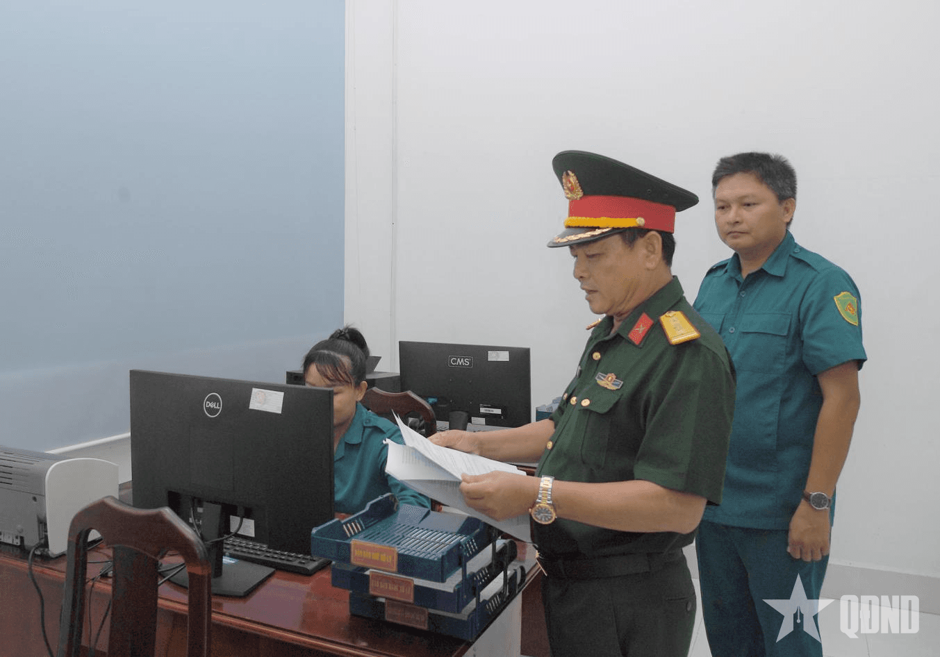 Bộ CHQS tỉnh Tây Ninh kiểm tra hoạt động của Ban CHQS xã
