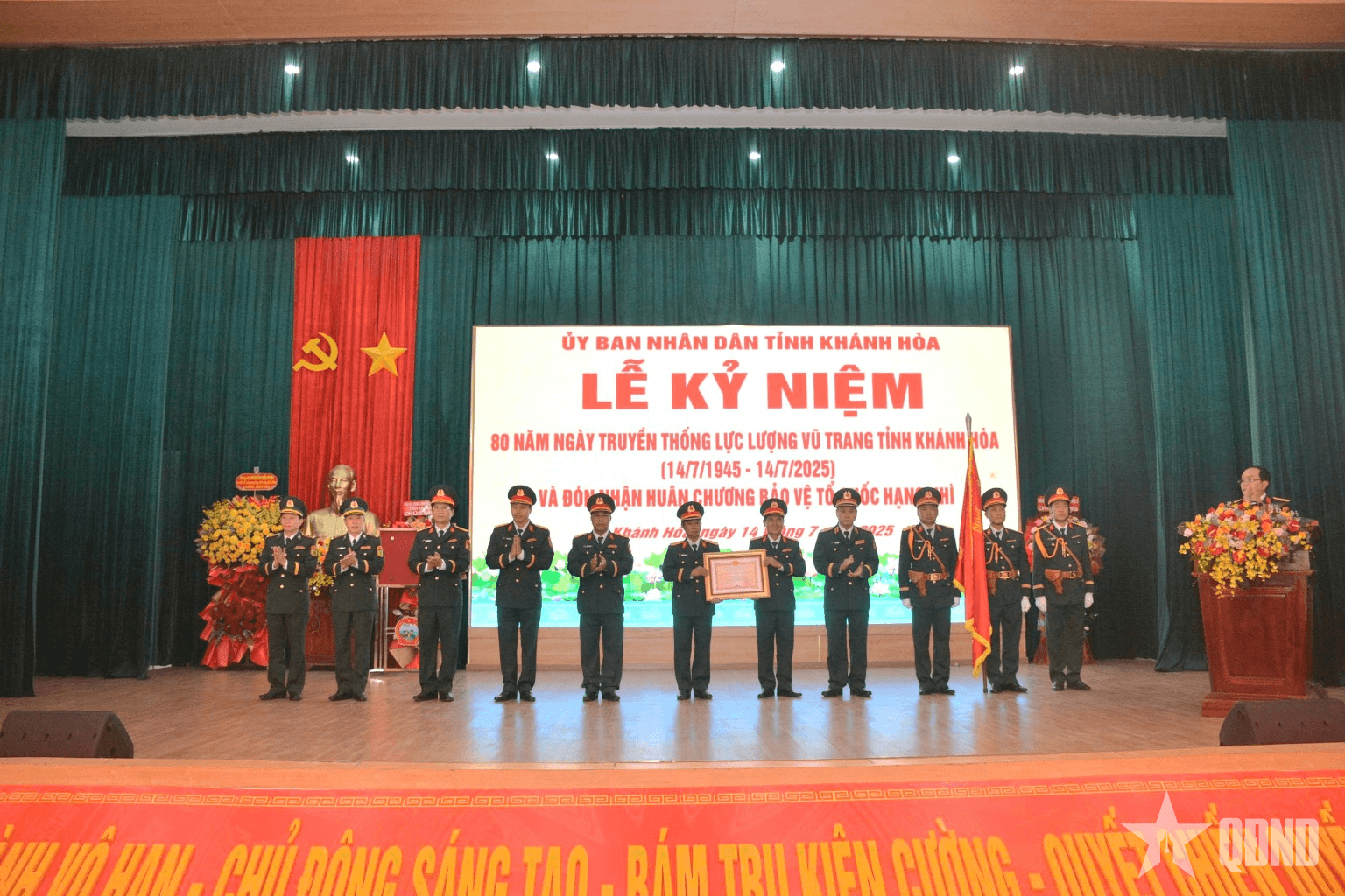 Kỷ niệm 80 năm Ngày truyền thống Lực lượng vũ trang tỉnh Khánh Hòa