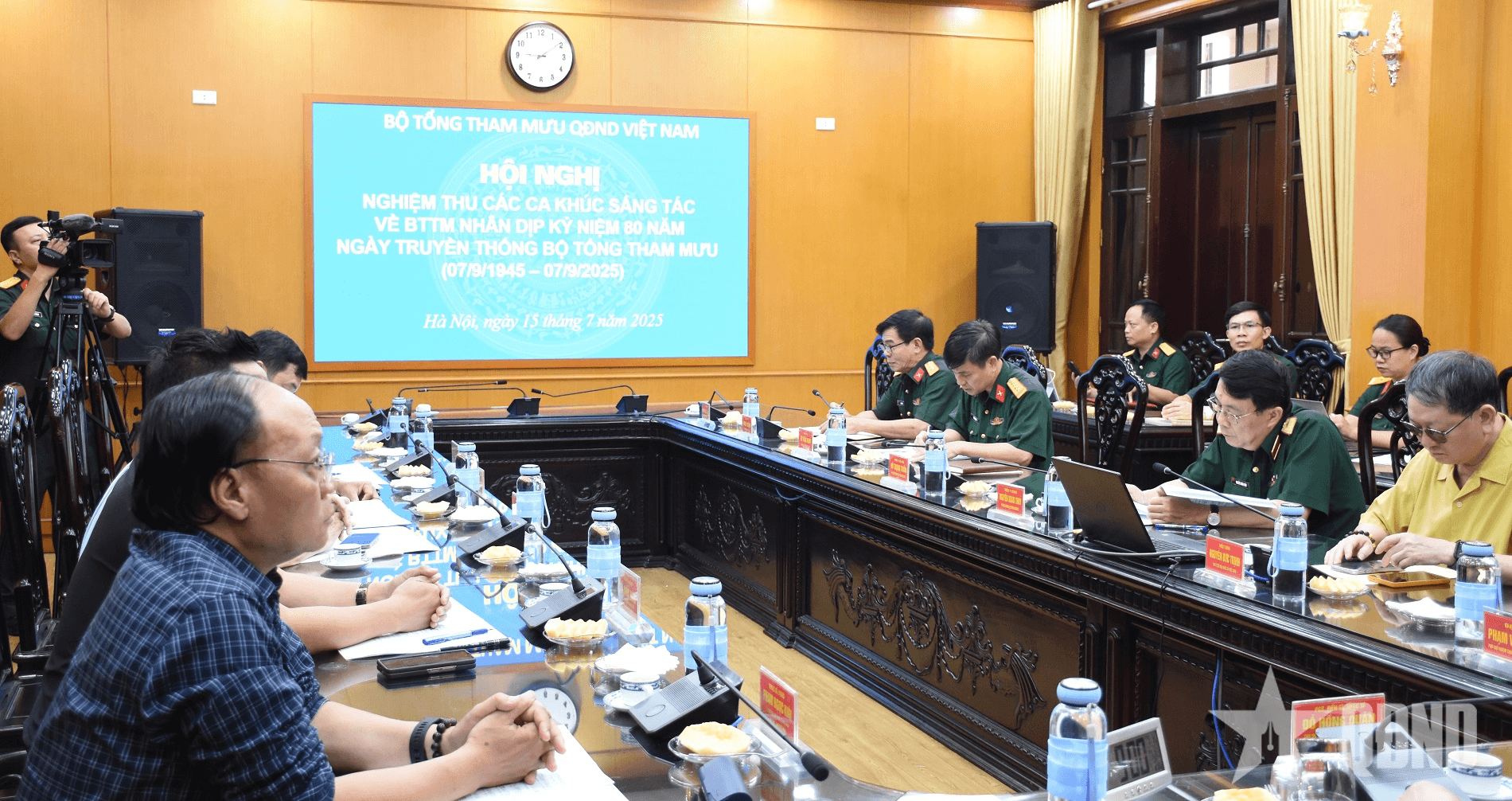 Nghiệm thu các ca khúc sáng tác về Bộ Tổng Tham mưu Quân đội nhân dân Việt Nam