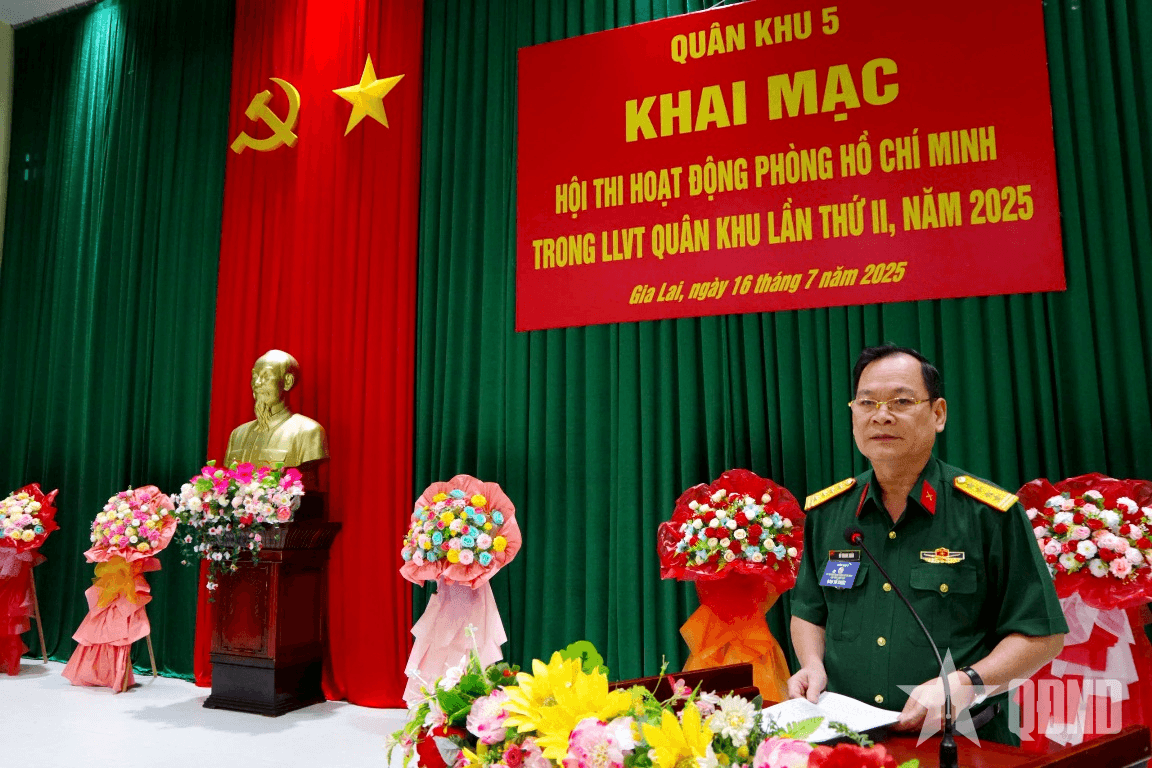 Quân khu 5 khai mạc Hội thi hoạt động phòng Hồ Chí Minh