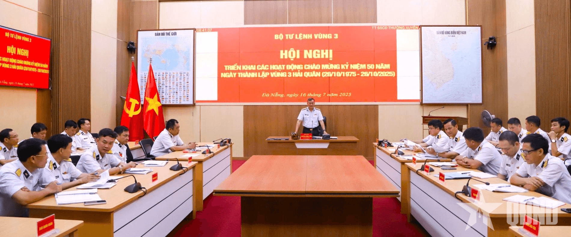 Vùng 3 Hải quân triển khai công tác tổ chức kỷ niệm 50 năm Ngày thành lập