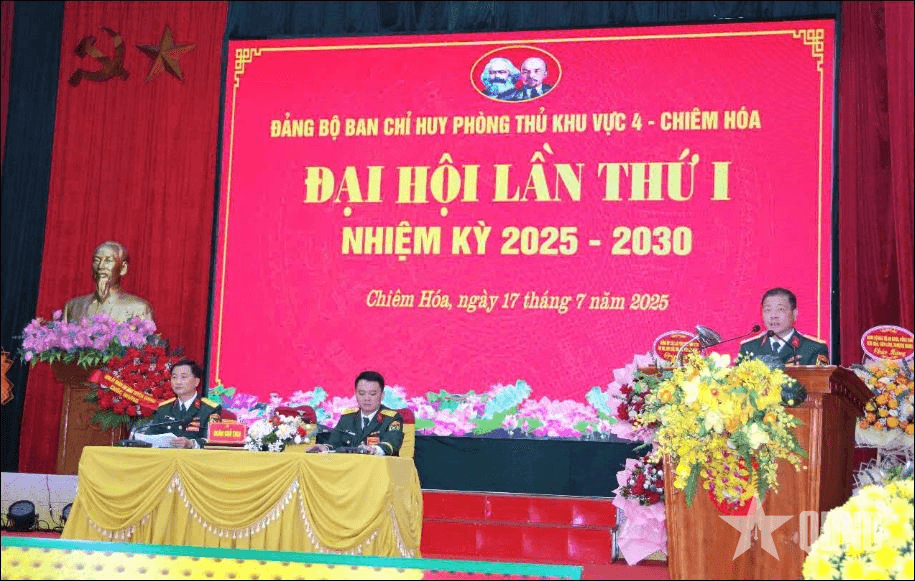 Đảng bộ Ban chỉ huy Phòng thủ khu vực 4 - Chiêm Hóa (Tuyên Quang): Nhiều giải pháp để thực hiện hiệu quả nghị quyết đại hội