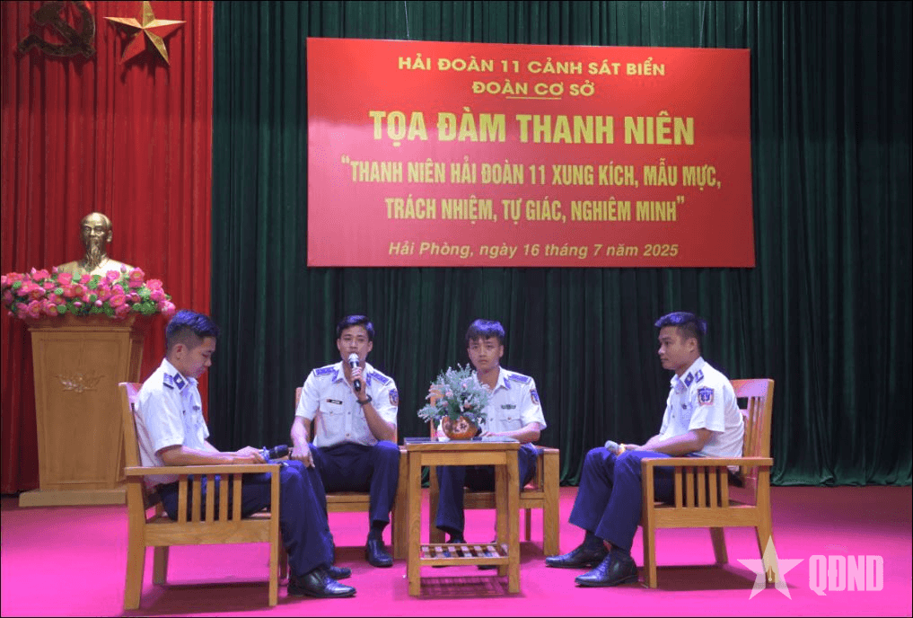 Thanh niên Hải đoàn 11 “xung kích, mẫu mực, trách nhiệm, tự giác, nghiêm minh”
