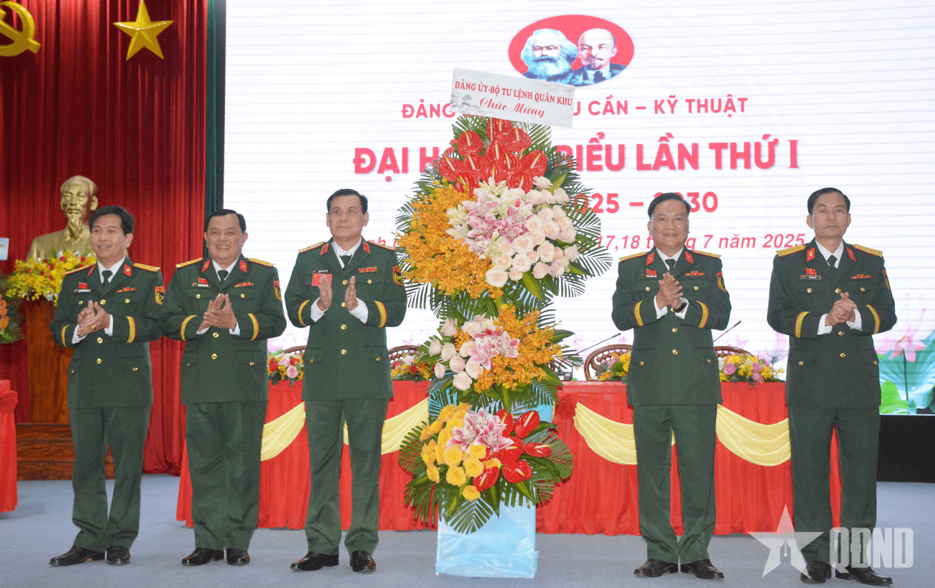 Đảng bộ Cục Hậu cần - Kỹ thuật Quân khu 7 tổ chức Đại hội đại biểu nhiệm kỳ 2025-2030