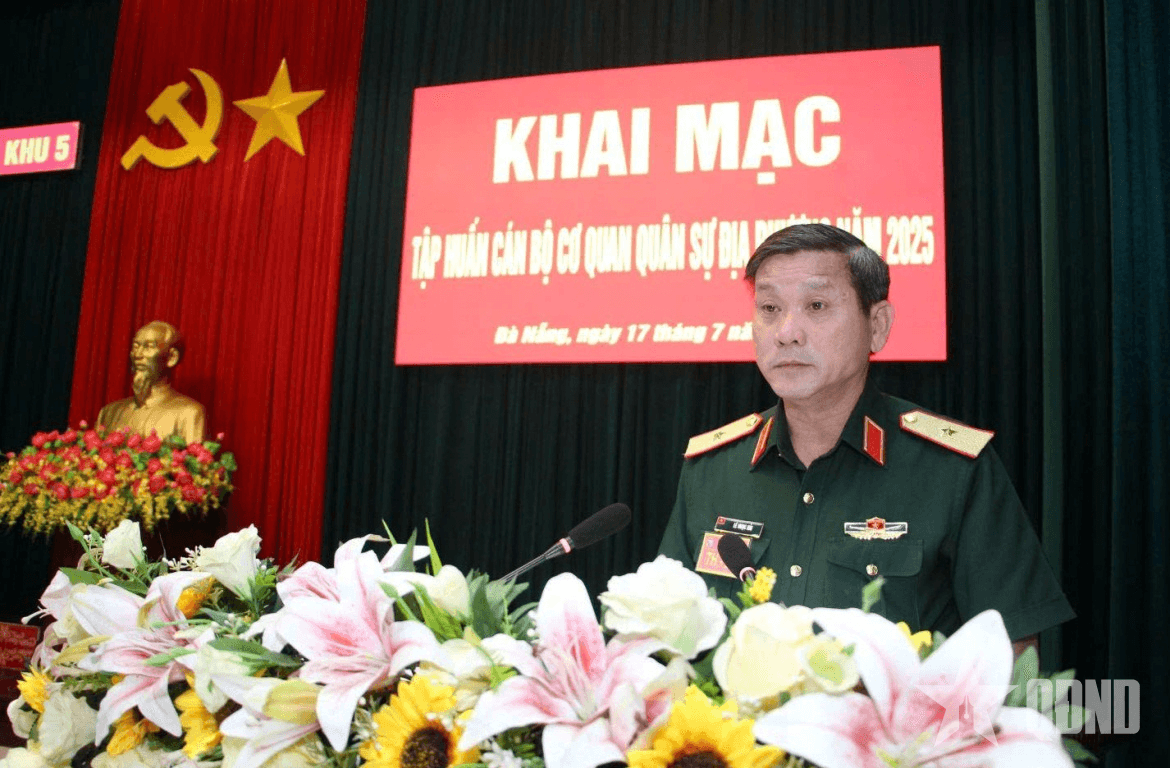Quân khu 5 tập huấn cán bộ cơ quan quân sự địa phương
