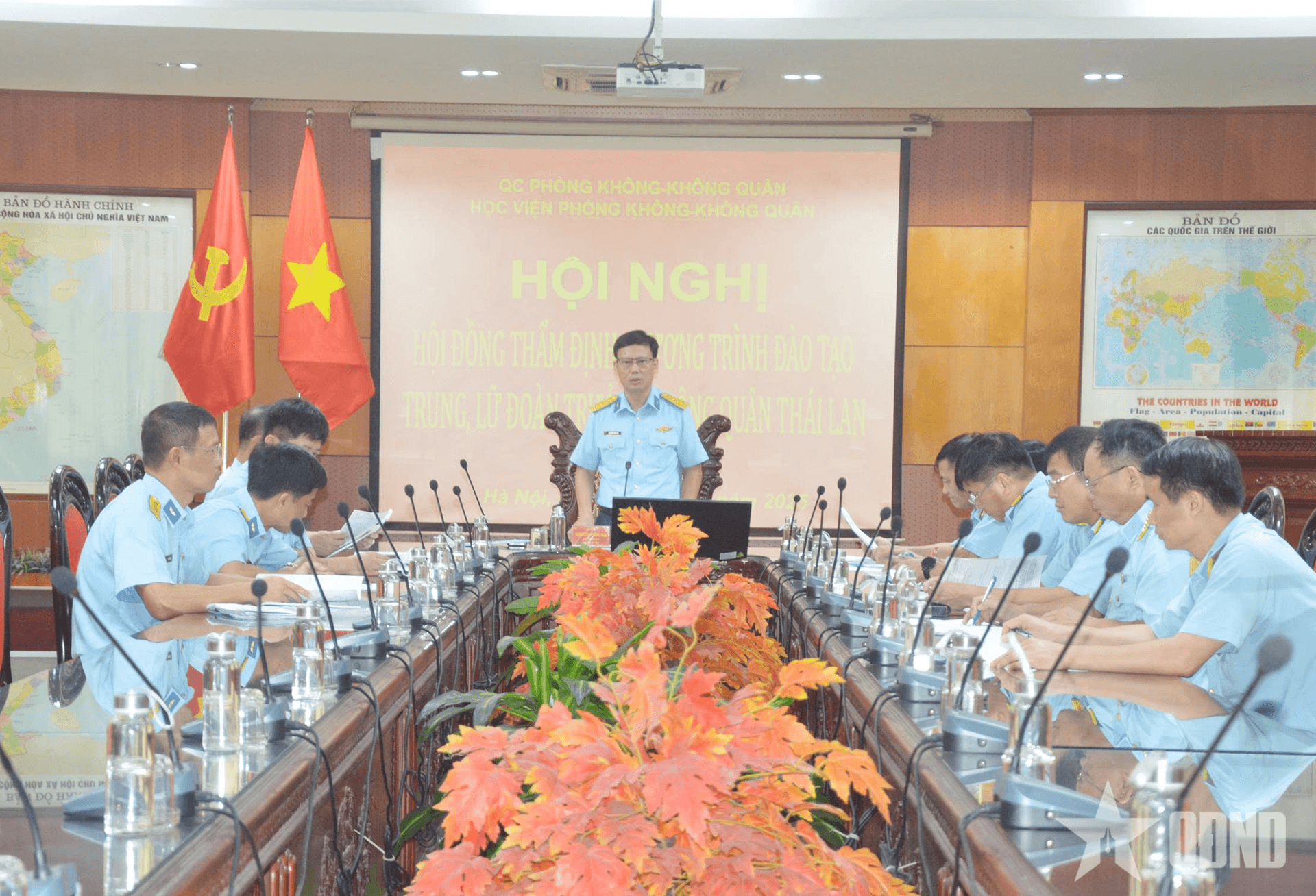 Học viện Phòng không-Không quân thẩm định chương trình đào tạo cho Không quân Thái Lan