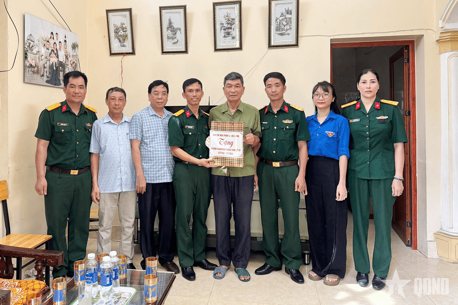 Ban Chỉ huy phòng thủ khu vực 4 - Hạ Long tri ân các đối tượng chính sách