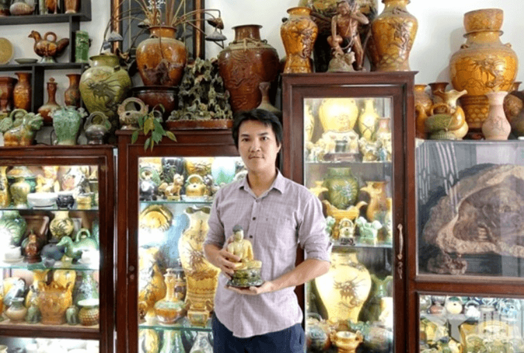 Đam mê sưu tập dòng gốm Châu Ổ