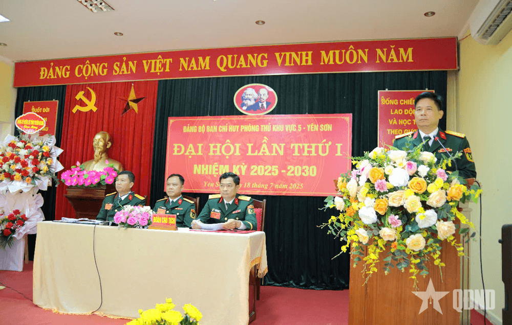 Đảng bộ Ban Chỉ huy phòng thủ khu vực 5-Yên Sơn (Tuyên Quang): Xây dựng thế trận phòng thủ, thế trận lòng dân vững chắc
