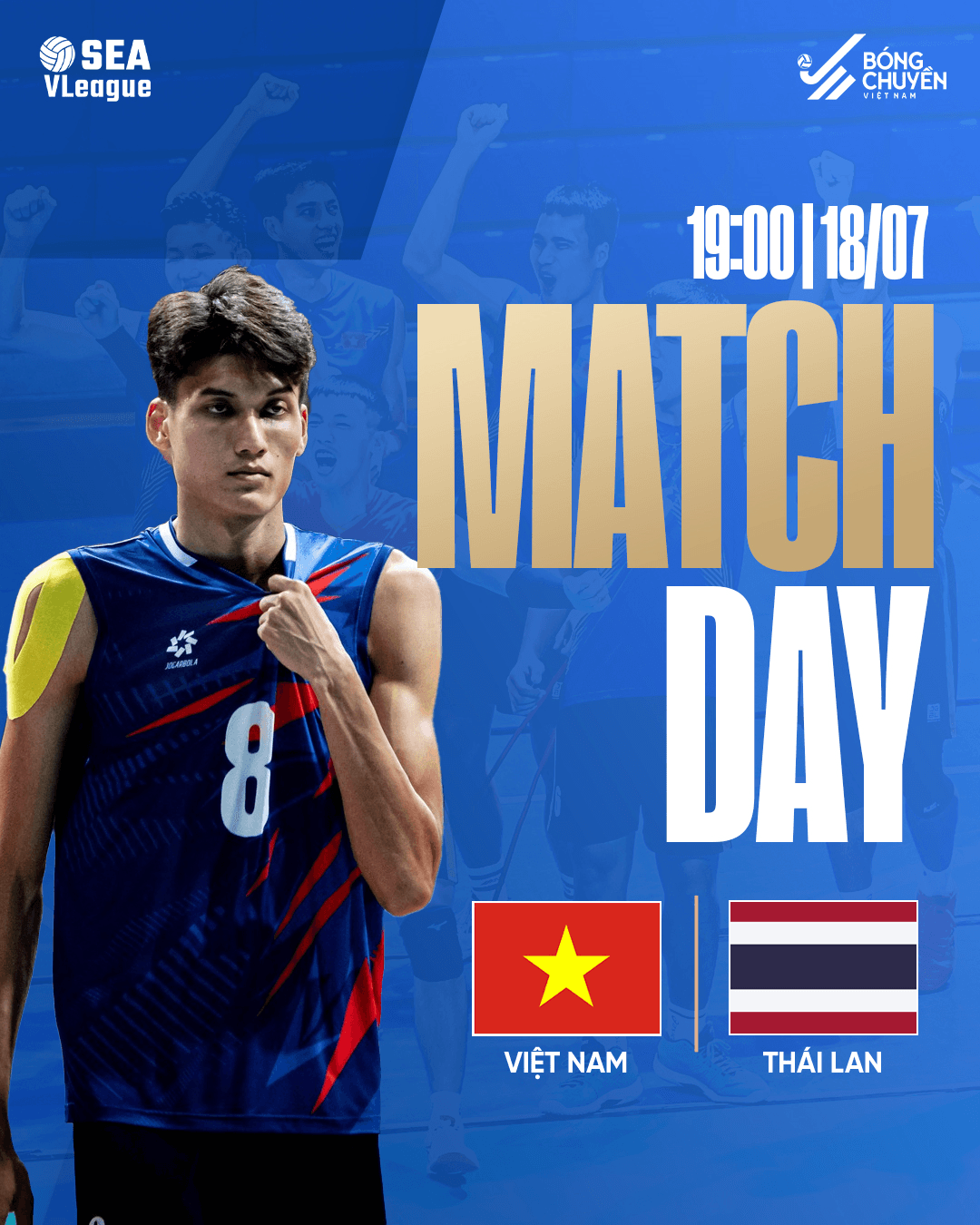Link xem trực tiếp bóng chuyền nam Việt Nam và Thái Lan, SEA V-League 2025