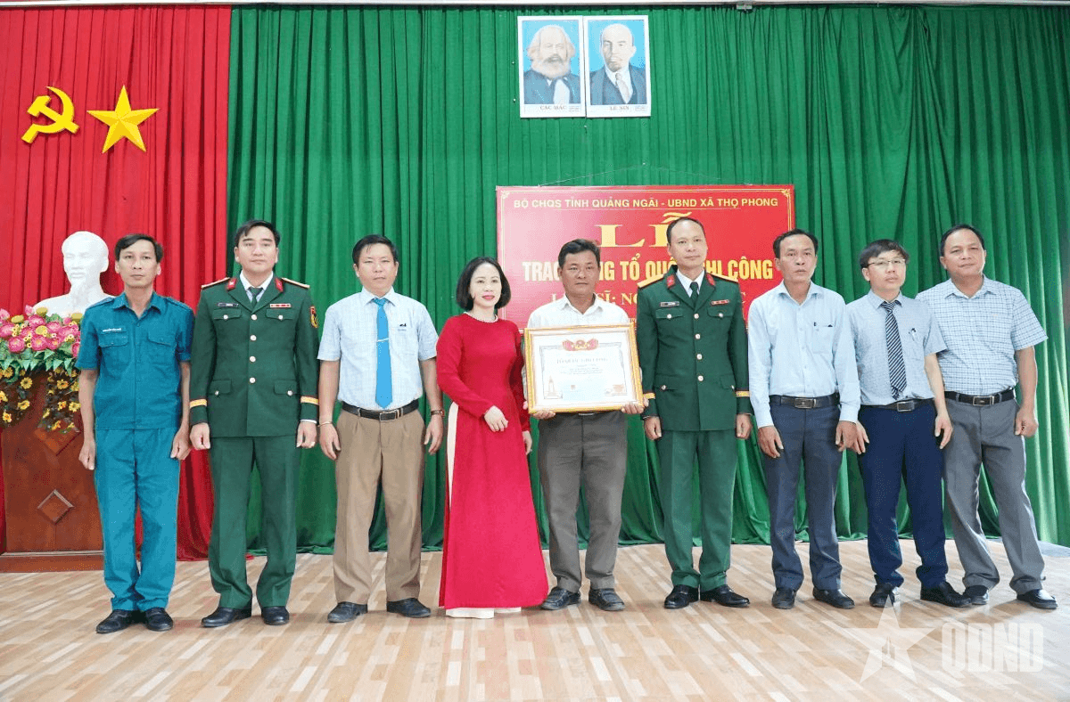 Quảng Ngãi: Trao Bằng "Tổ quốc ghi công" đối với liệt sĩ Nguyễn Dược