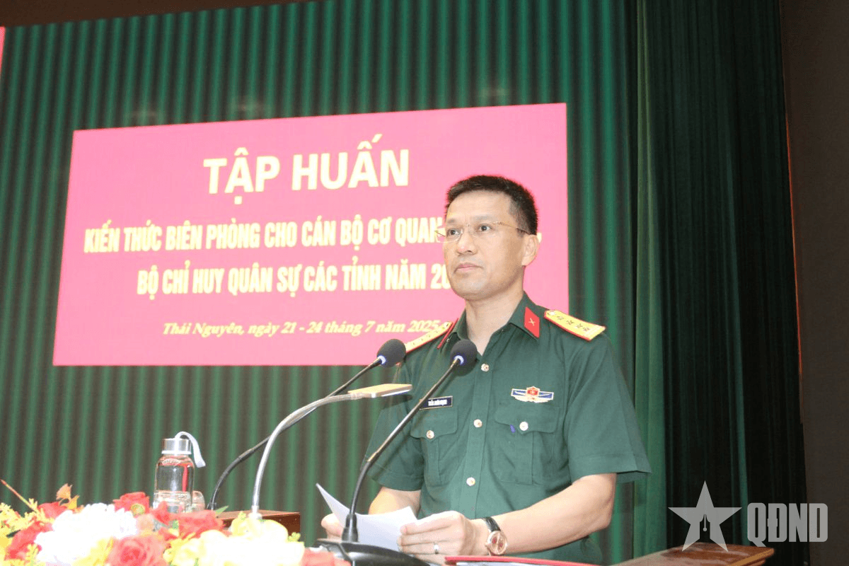 Quân khu 1 tập huấn kiến thức biên phòng cho cán bộ, sĩ quan