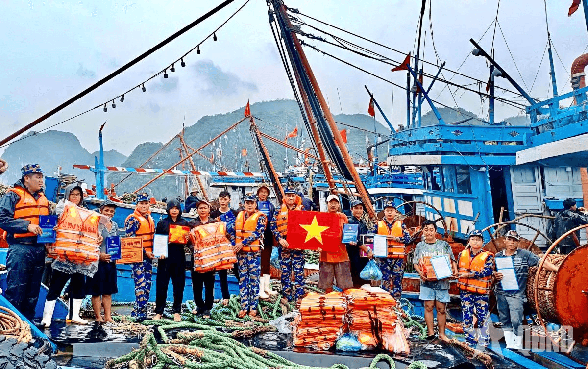 Lữ đoàn 169 Hải quân chủ động ứng phó bão số 3