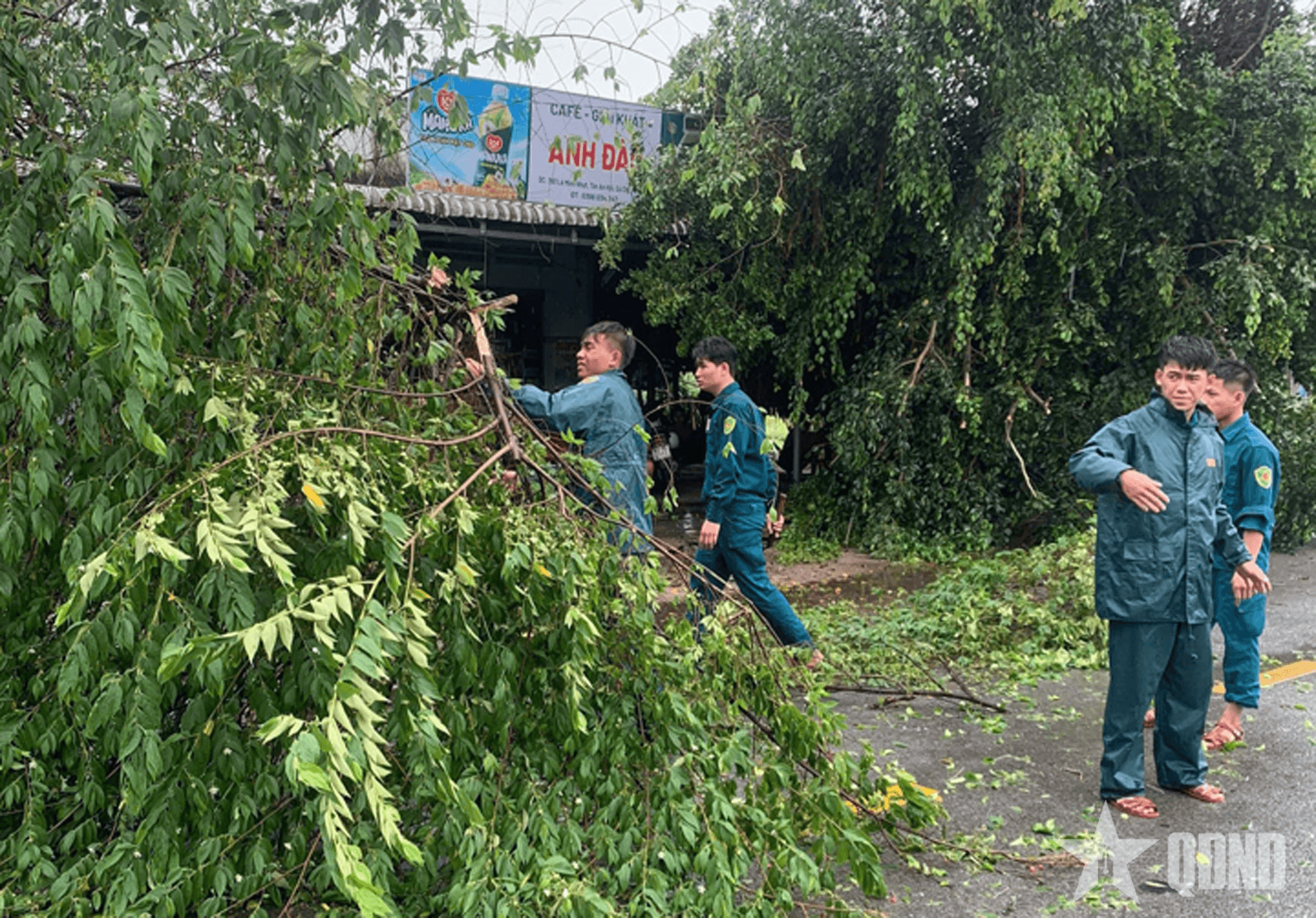 Bộ tư lệnh TP Hồ Chí Minh huy động gần 100 cán bộ, chiến sĩ giúp dân khắc phục hậu quả dông lốc
