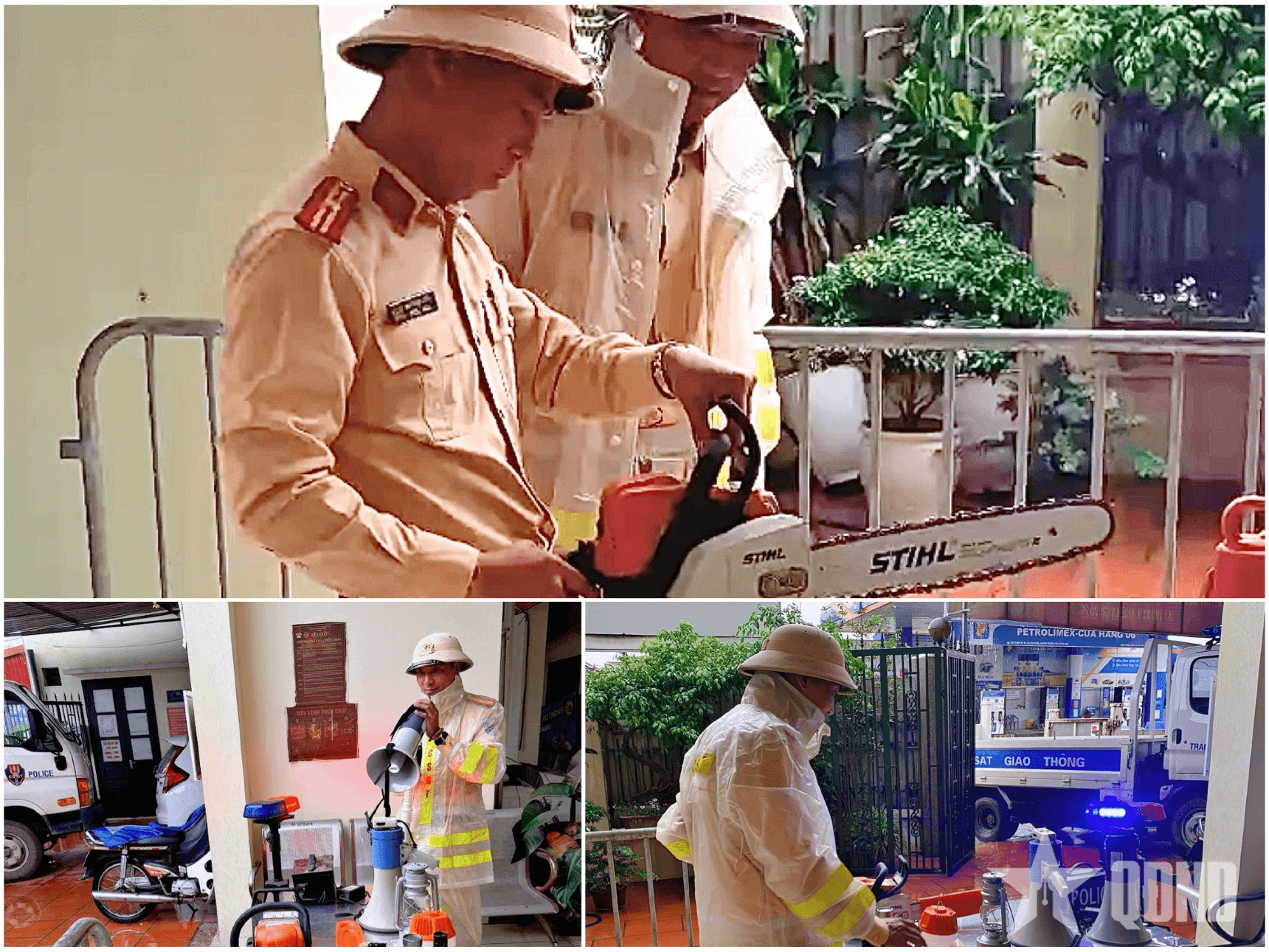 Cảnh sát giao thông Hà Nội chủ động phương án, sẵn sàng ứng phó với bão số 3
