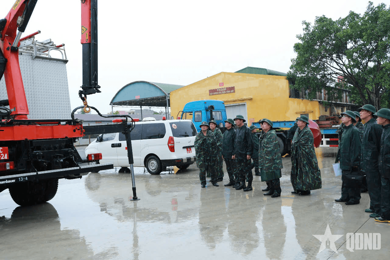 Quân khu 3 sẵn sàng lực lượng, phương tiện ứng phó bão số 3