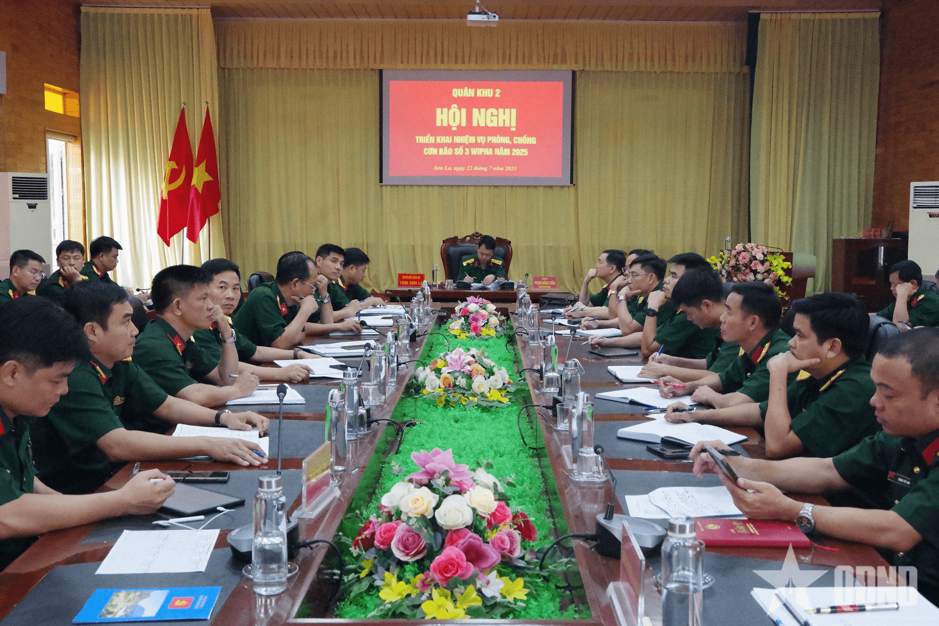 Bộ tư lệnh Quân khu 2 triển khai các biện pháp phòng, chống bão số 3