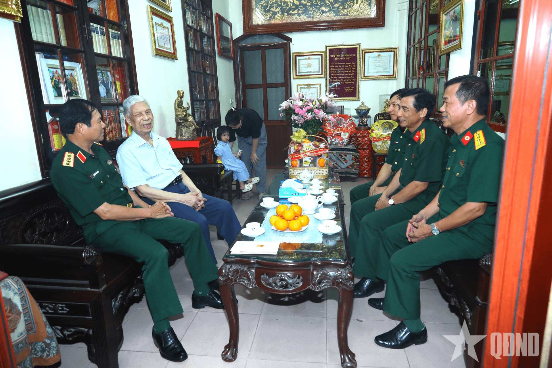 Đại tướng Nguyễn Tân Cương tri ân các đồng chí nguyên lãnh đạo Đảng, Nhà nước, Quân đội