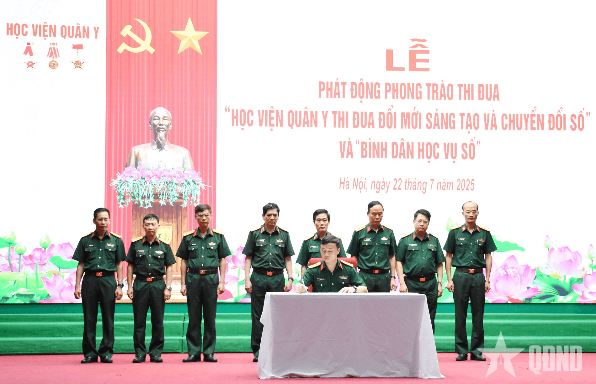 Học viện Quân y thực hiện 6 nội dung thi đua đổi mới sáng tạo và chuyển đổi số