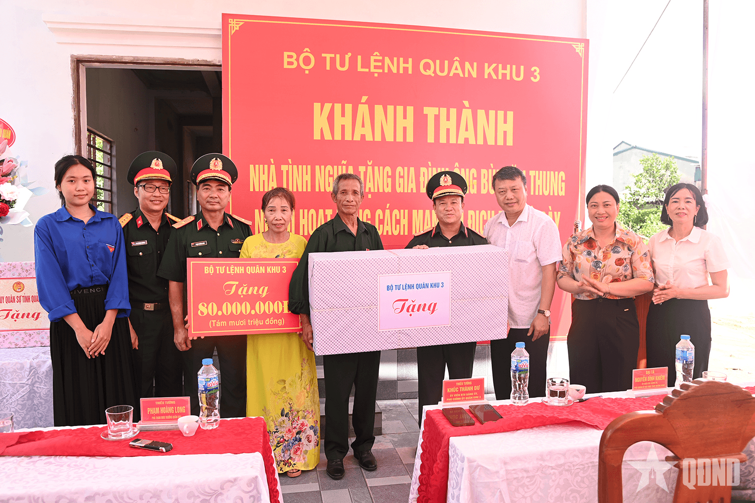 Bộ tư lệnh Quân khu 3 khánh thành 2 Nhà tình nghĩa tại tỉnh Quảng Ninh