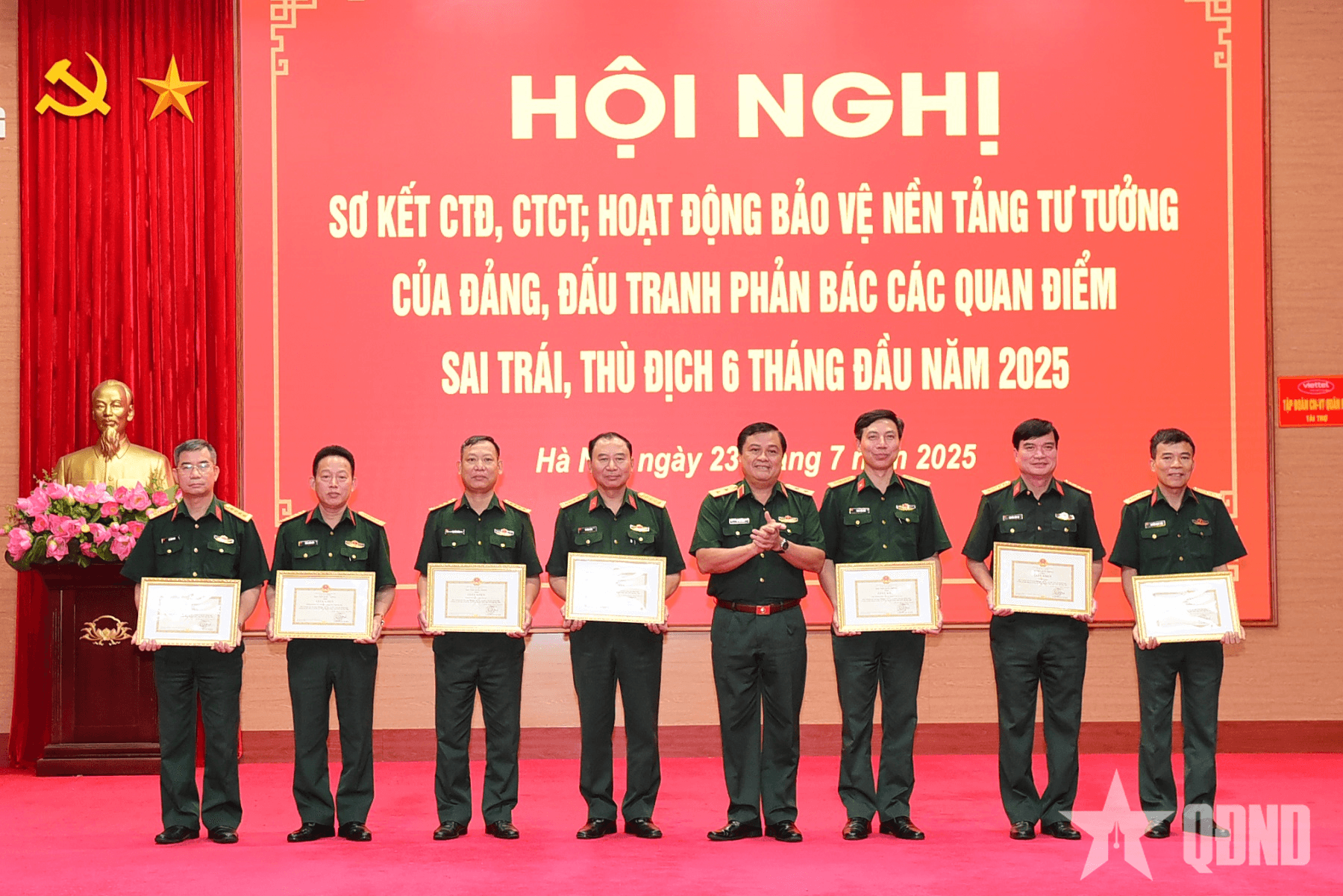 Sơ kết 6 tháng đầu năm: Học viện Quốc phòng giữ chắc trận địa tư tưởng