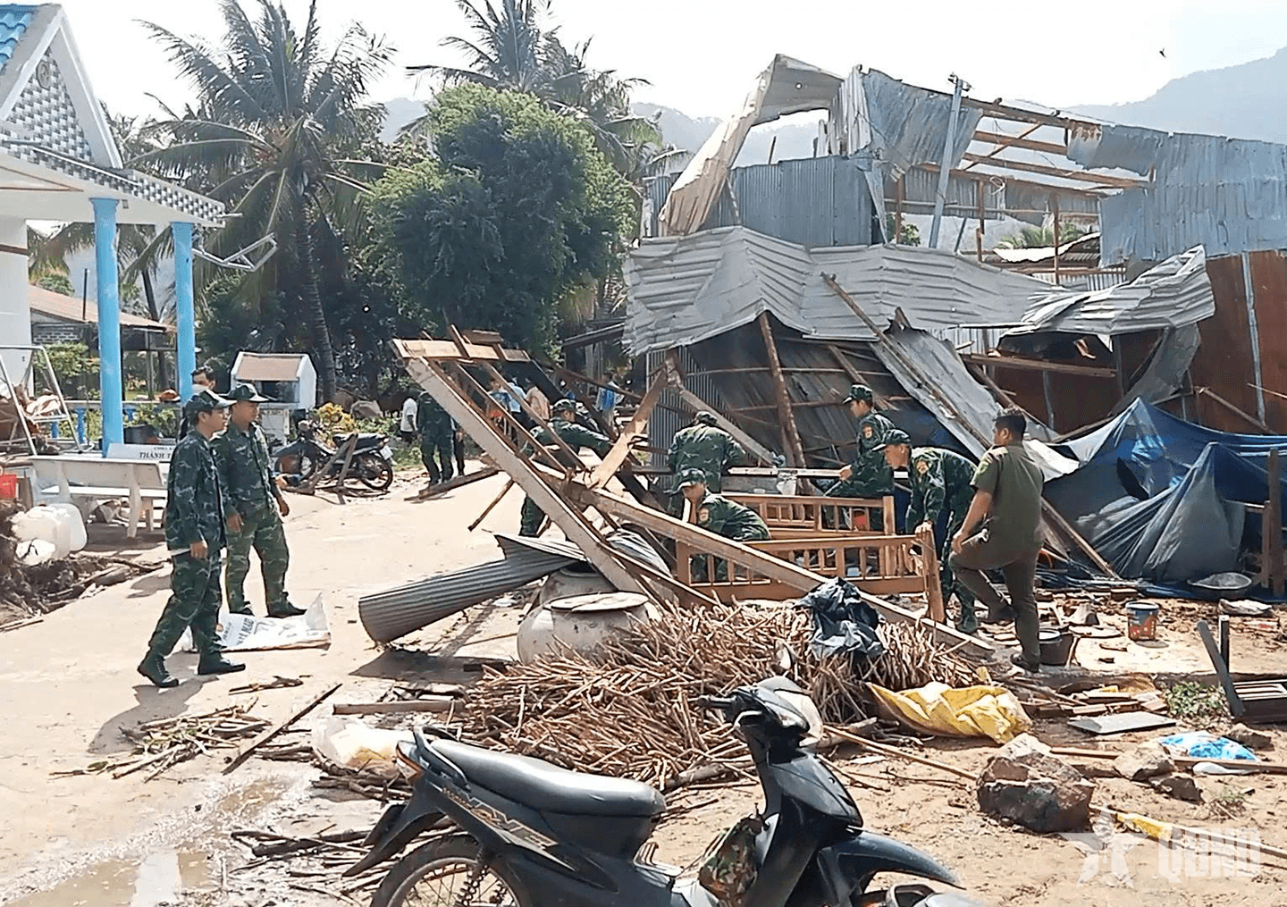 An Giang: Dông lốc gây thiệt hại gần 1 tỷ đồng tại xã Ba Chúc