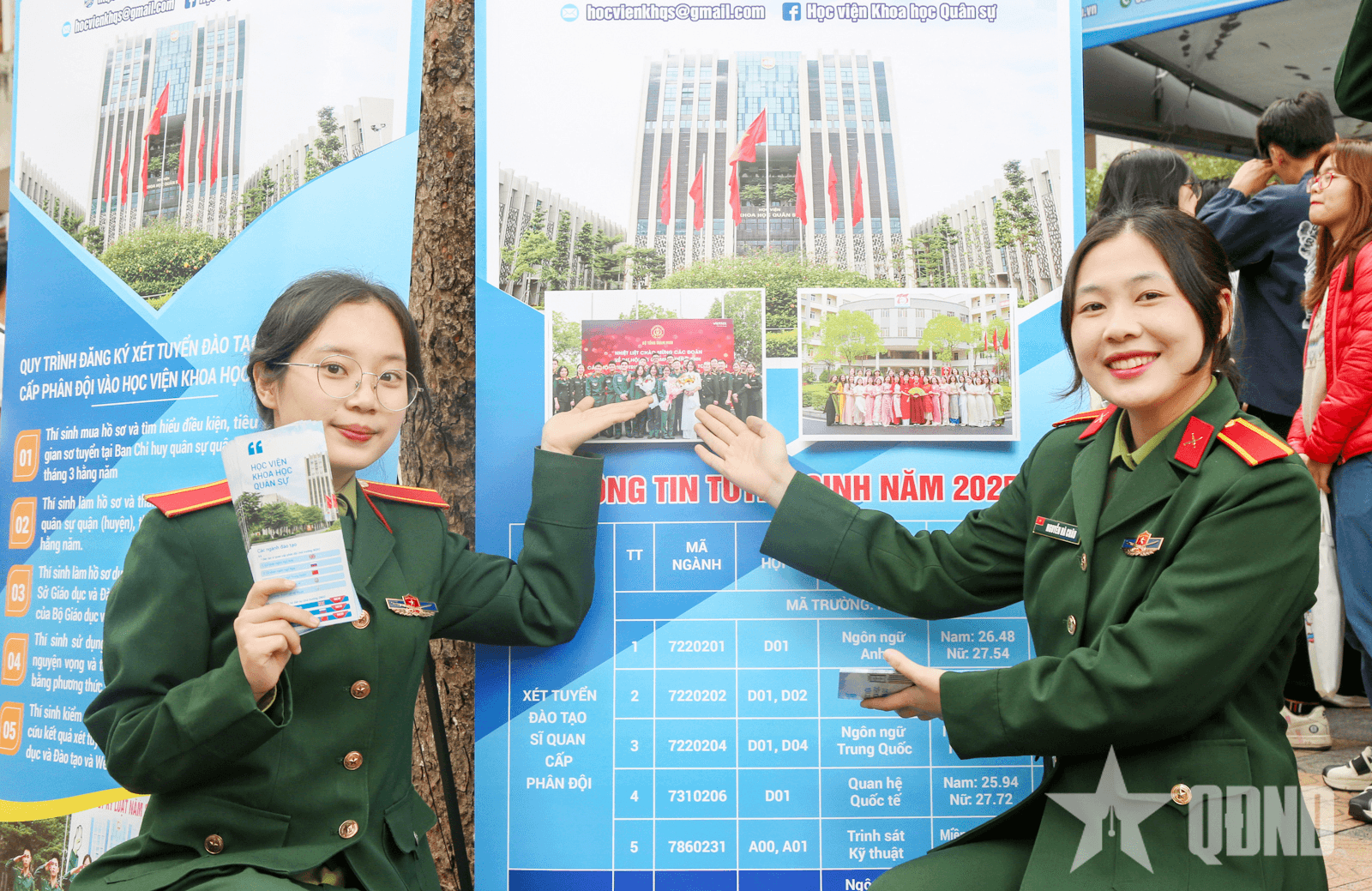 Công bố điểm sàn hệ quân sự và dân sự tại Học viện Khoa học Quân sự năm 2025