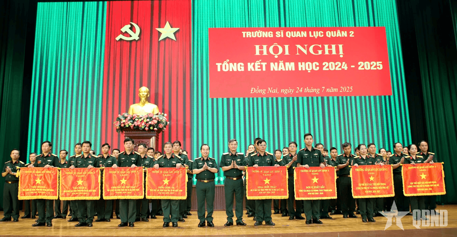 Trường Sĩ quan Lục quân 2 tổng kết năm học 2024 - 2025