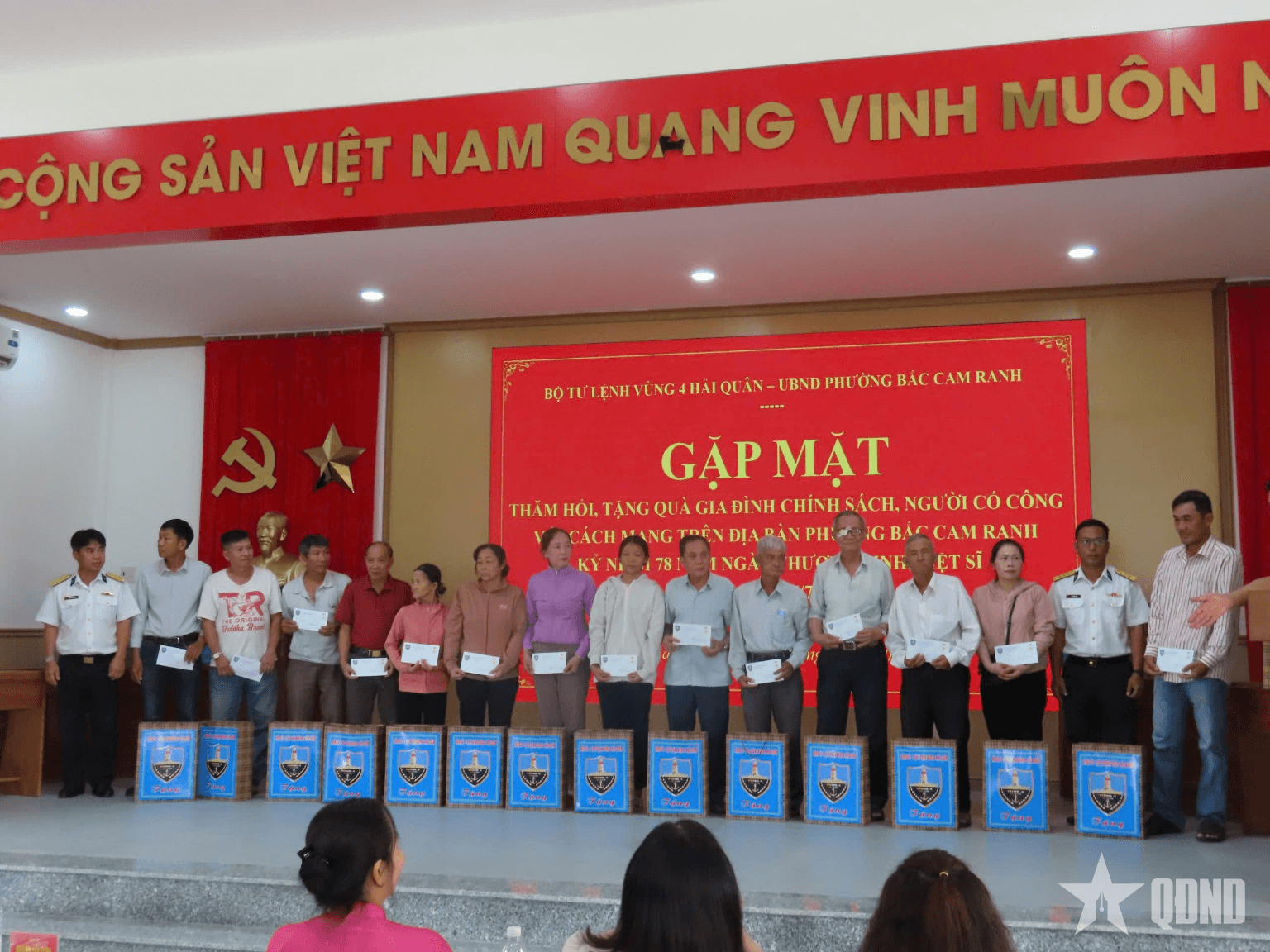 Vùng 4 Hải quân tổ chức các hoạt động kỷ niệm 78 năm ngày Thương binh - Liệt sĩ