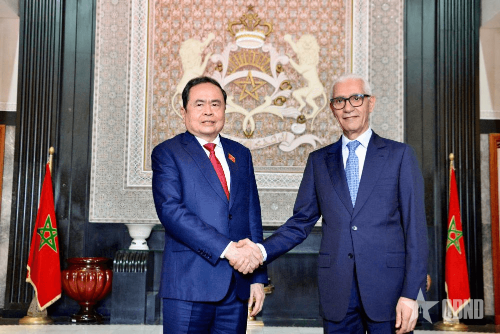 Chủ tịch Quốc hội Trần Thanh Mẫn hội đàm với Chủ tịch Hạ viện Morocco