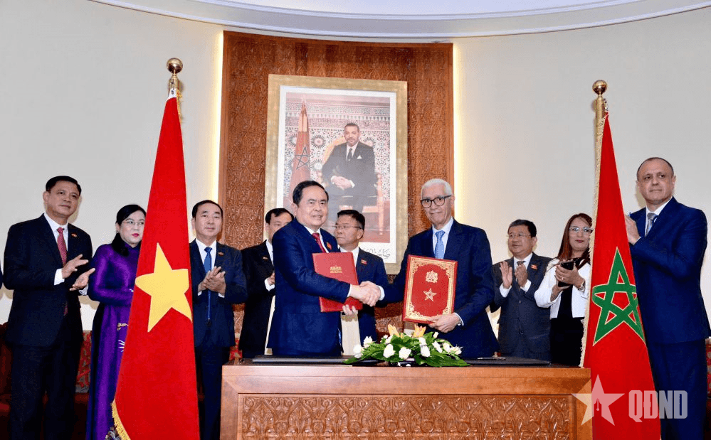 Quốc hội Việt Nam và Hạ viện Morocco ký Thỏa thuận hợp tác