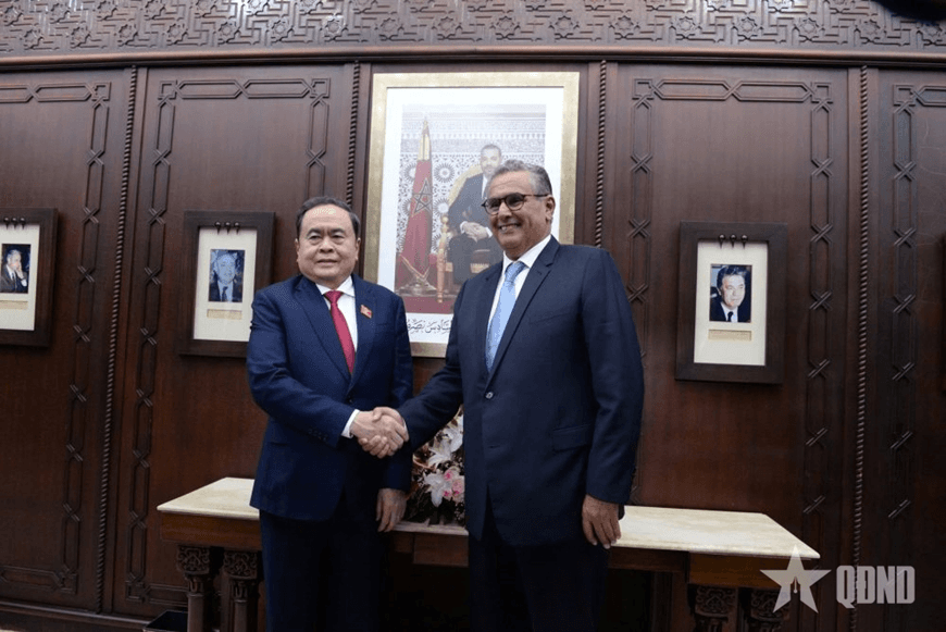 Chủ tịch Quốc hội Trần Thanh Mẫn hội kiến Thủ tướng Morocco