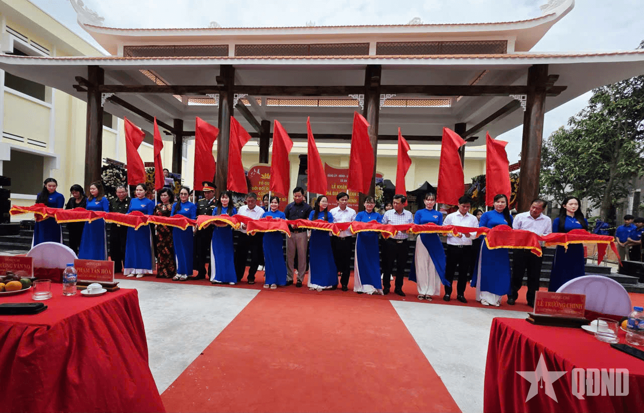 Xã An Ninh, tỉnh Tây Ninh: Khánh thành nhà bia liệt sĩ