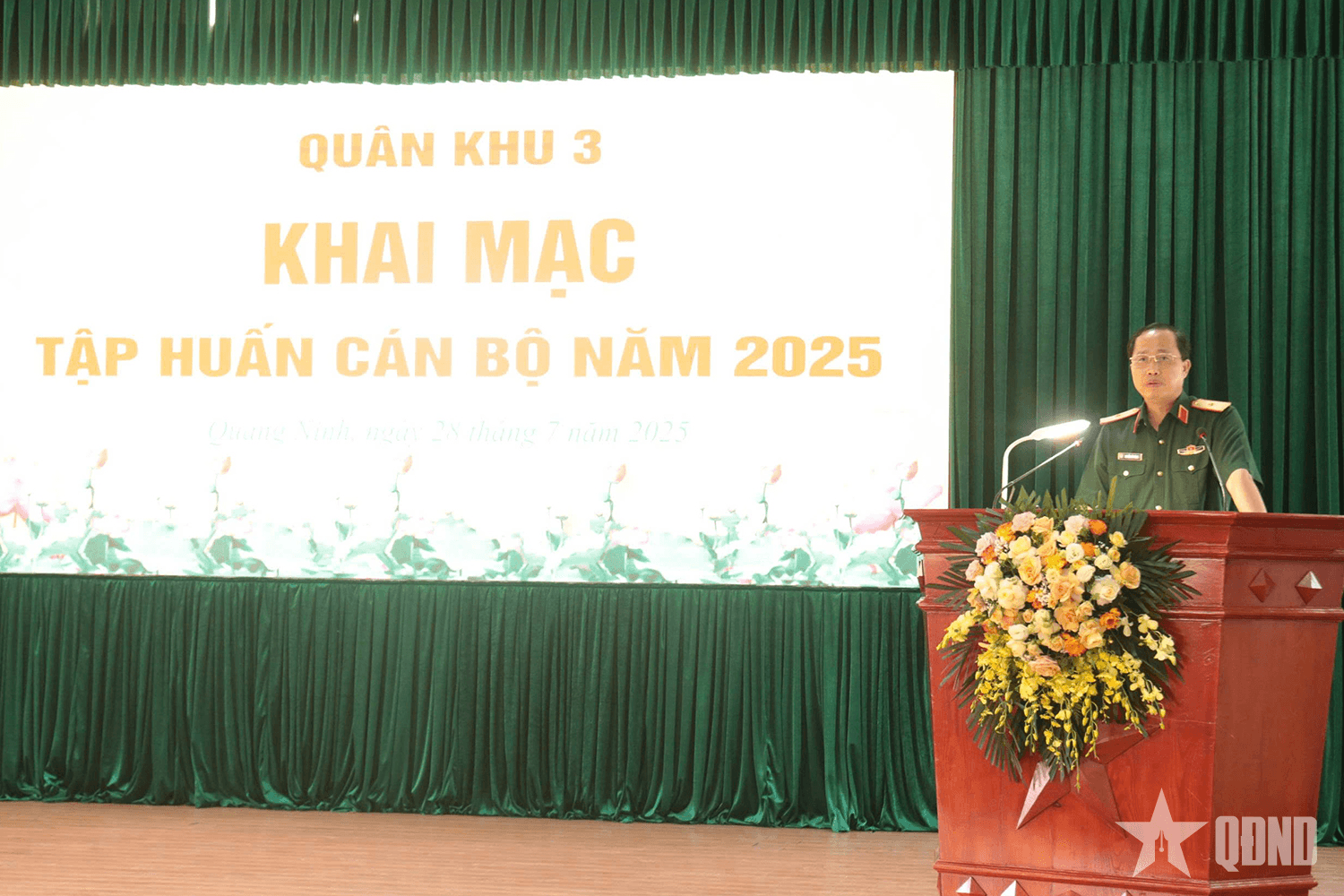 Quân khu 3 khai mạc tập huấn cán bộ năm 2025