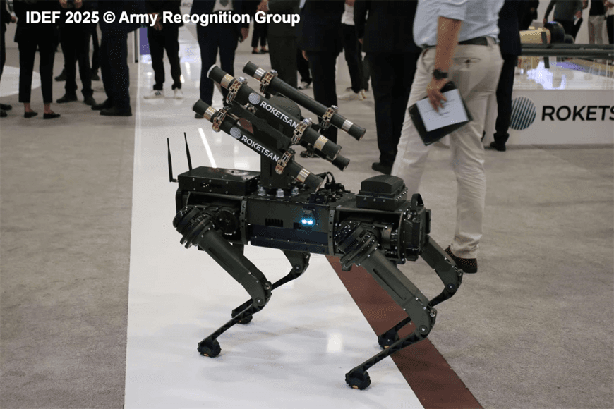 Quân sự thế giới hôm nay (29-7): Roketsan giới thiệu chó robot KOZ trang bị tên lửa dẫn đường bằng laser