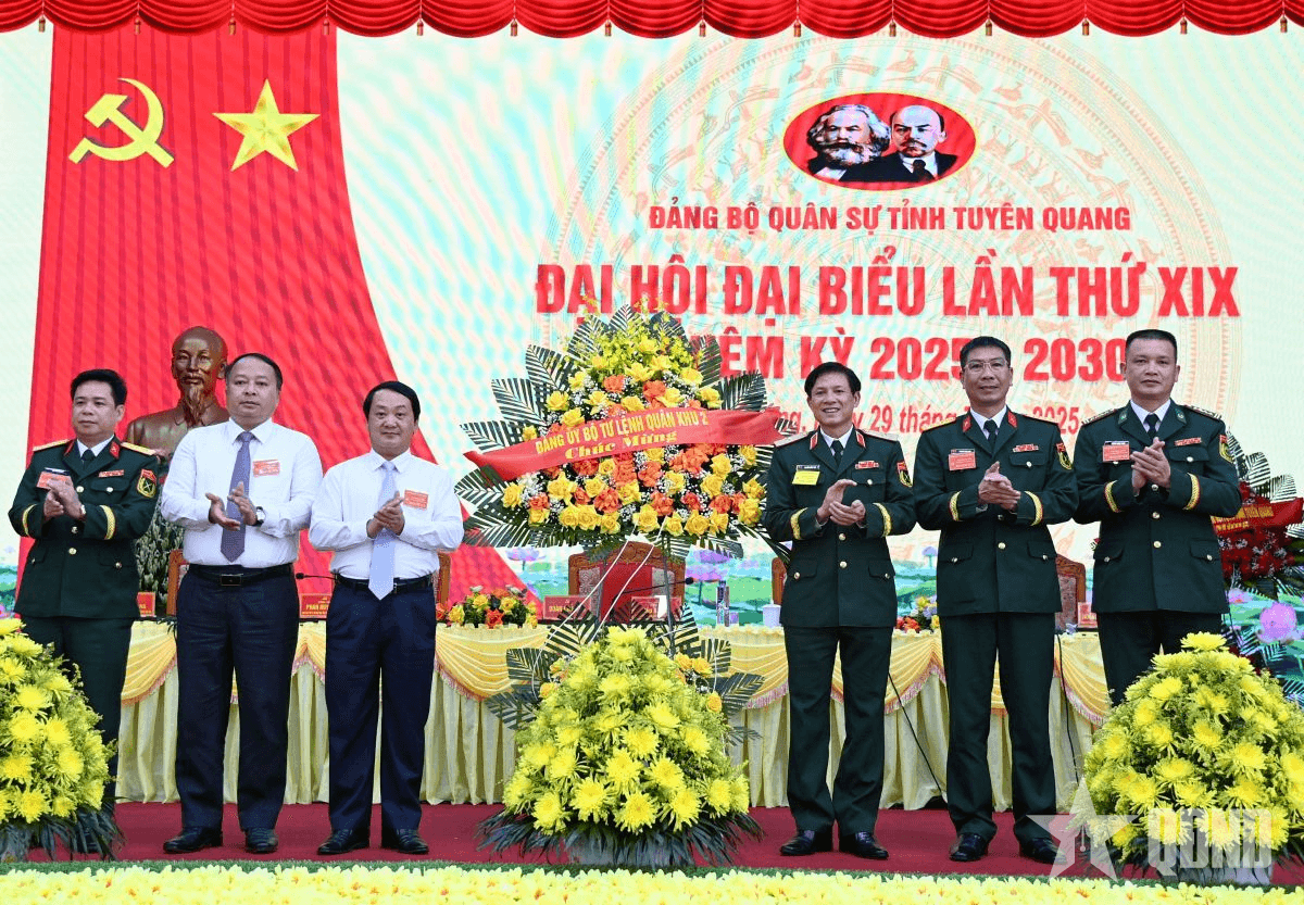 Đại hội Đại biểu Đảng bộ Quân sự tỉnh Tuyên Quang thành công tốt đẹp