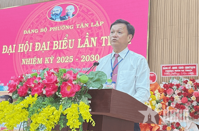 Đảng bộ phường Tân Lập (Đắk Lắk) Đại hội lần thứ I, nhiệm kỳ 2025-2030