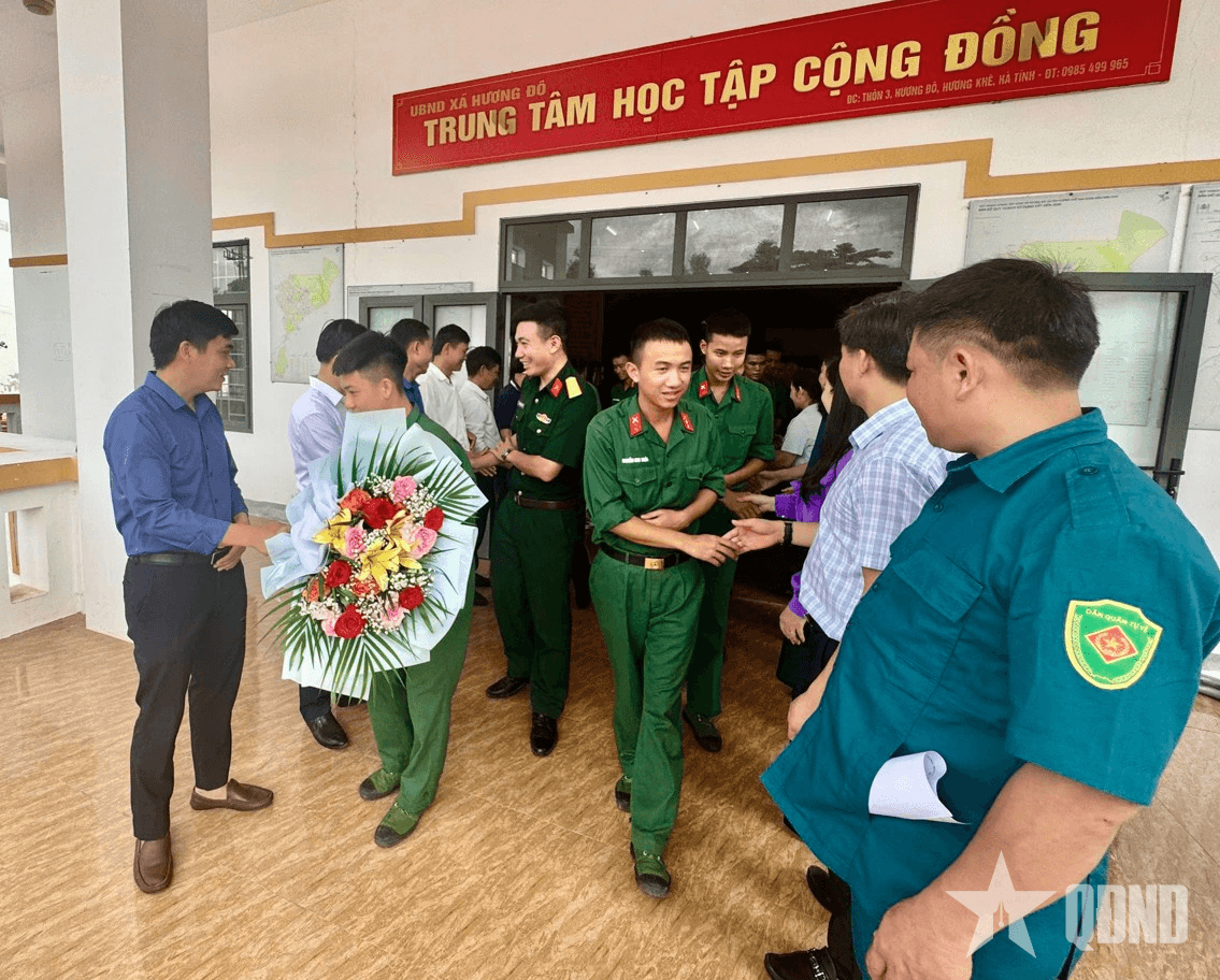 Trung đoàn 841 (Bộ CHQS tỉnh Hà Tĩnh) hoàn thành nhiệm vụ công tác dân vận tại xã Hương Đô