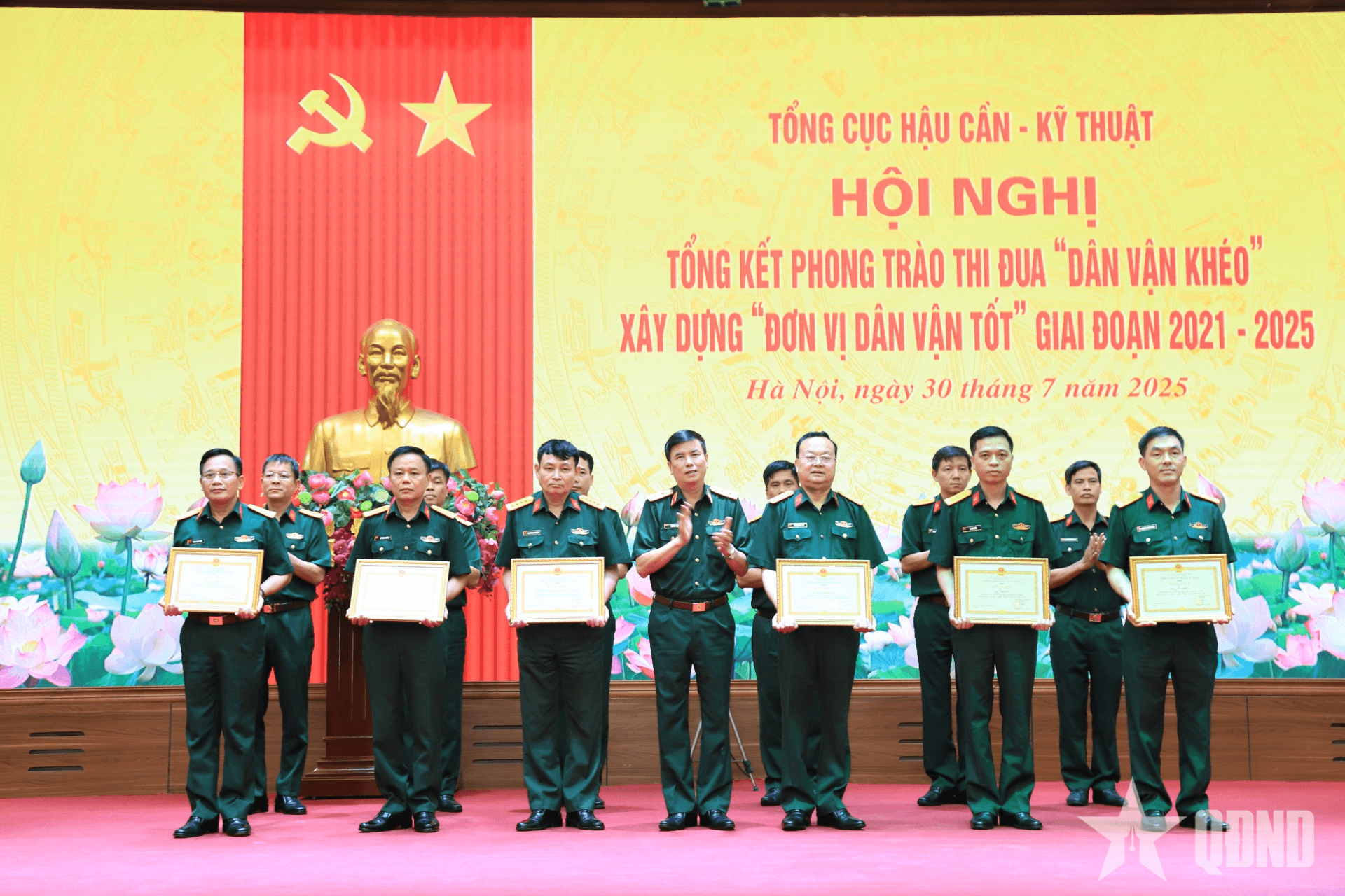 Tổng cục Hậu cần - Kỹ thuật tổng kết Phong trào thi đua “Dân vận khéo”, xây dựng “Đơn vị dân vận tốt”