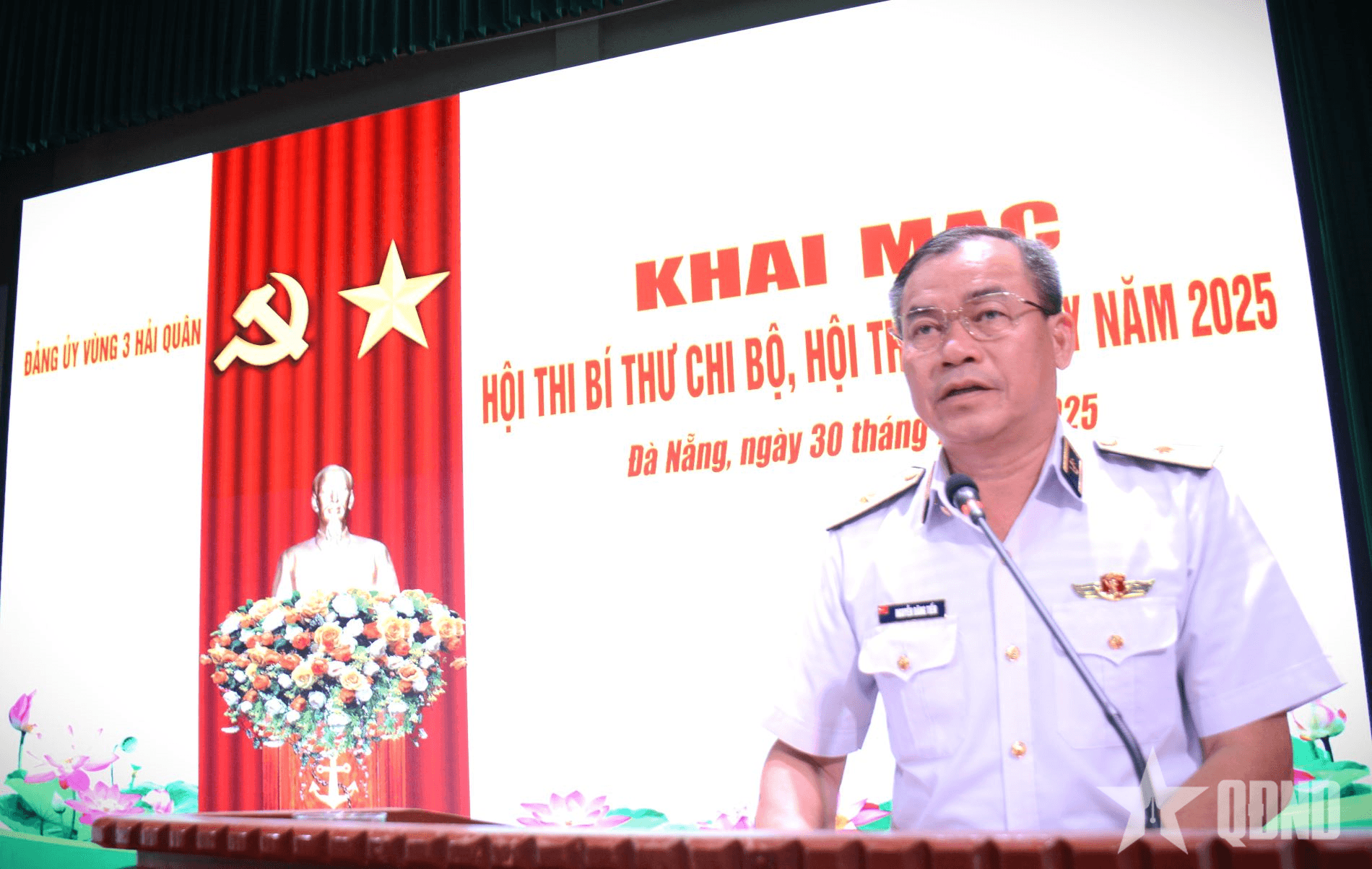 Đảng ủy Vùng 3 Hải quân: Khai mạc hội thi bí thư chi bộ, hội thao cấp ủy năm 2025