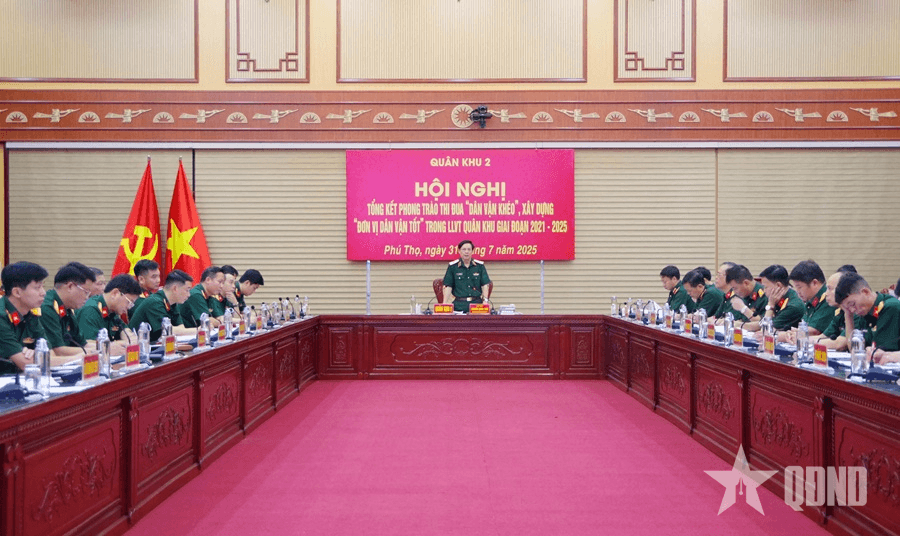 Quân khu 2 tổng kết Phong trào thi đua “Dân vận khéo”, xây dựng “Đơn vị dân vận tốt” giai đoạn 2021-2025