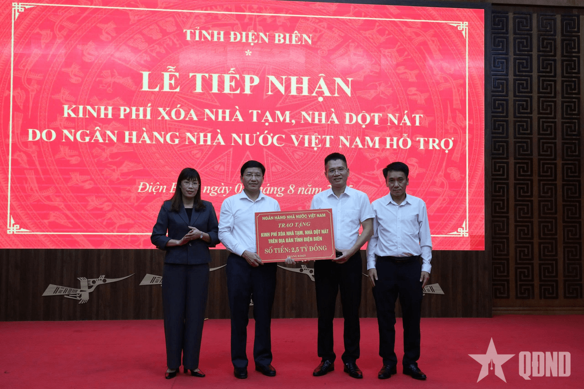 Ngân hàng Nhà nước Việt Nam hỗ trợ Điện Biên xóa nhà tạm, nhà dột nát