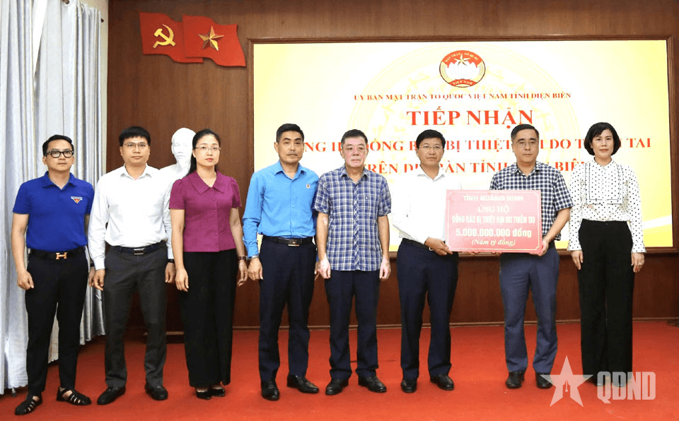 Quảng Ninh hỗ trợ Điện Biên 5 tỷ đồng khắc phục hậu quả mưa lũ