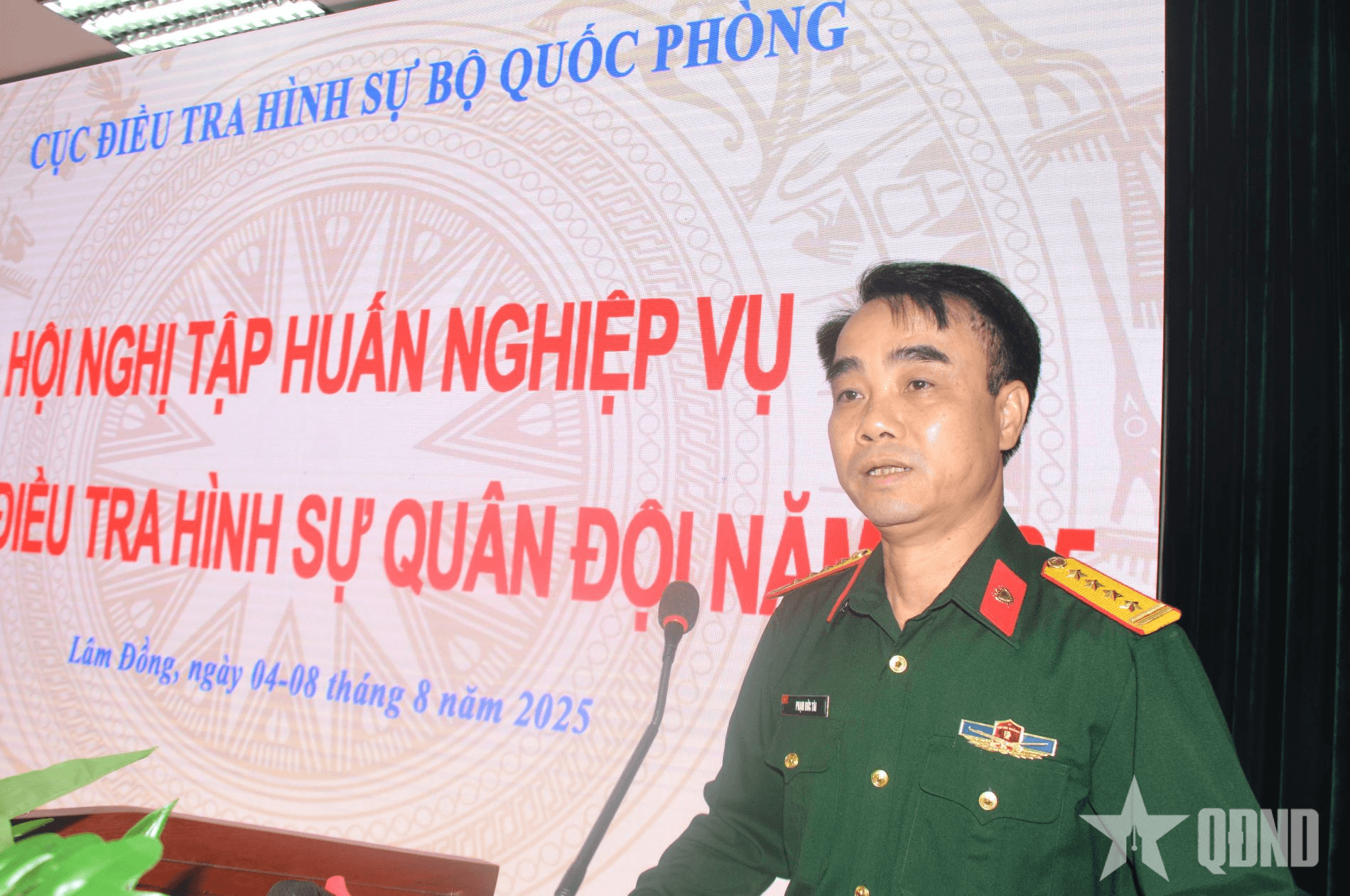 Tập huấn nghiệp vụ ngành điều tra hình sự Quân đội năm 2025