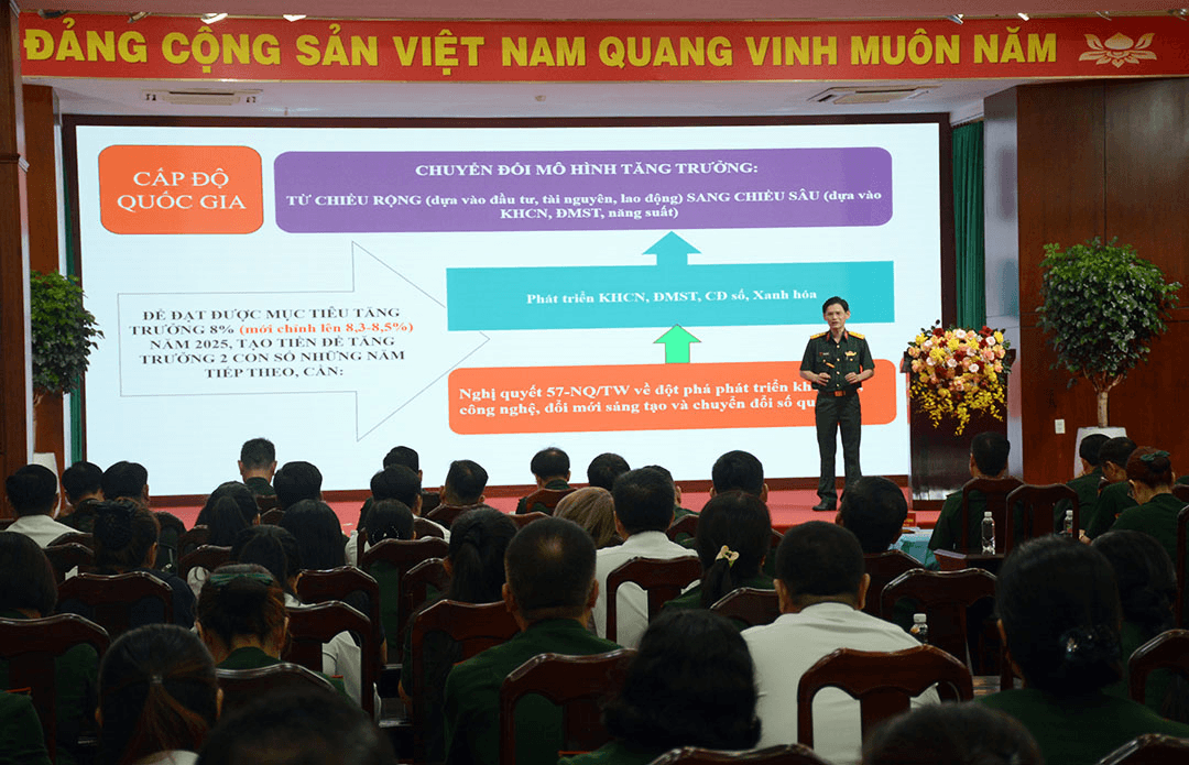 Tổng công ty 28 sinh hoạt chuyên đề “Đảng viên tiên phong học tập kỹ năng số”