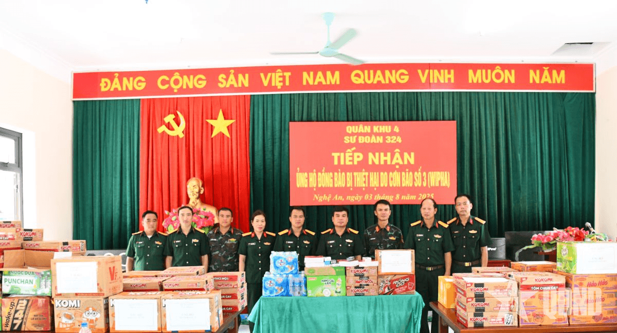 Sư đoàn 324 (Quân khu 4): Lan tỏa yêu thương hướng về đồng bào vùng lũ
