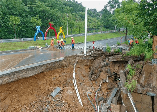 Lở đất tại Quảng Châu (Trung Quốc), nhiều người mất tích