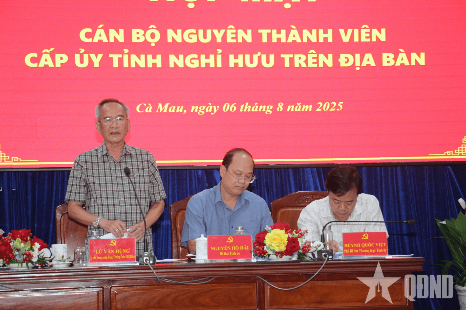 Tỉnh ủy Cà Mau họp mặt nguyên thành viên cấp ủy tỉnh nghỉ hưu