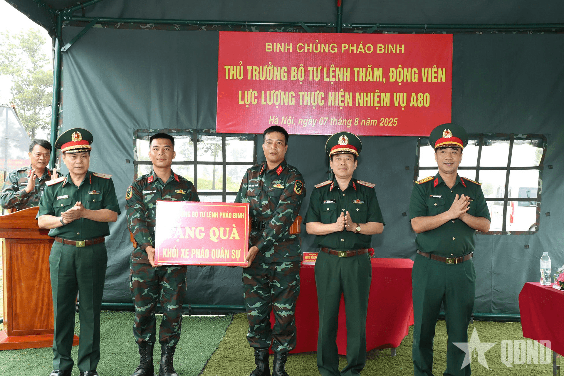 Lãnh đạo, chỉ huy Binh chủng Pháo binh động viên lực lượng làm nhiệm vụ A80