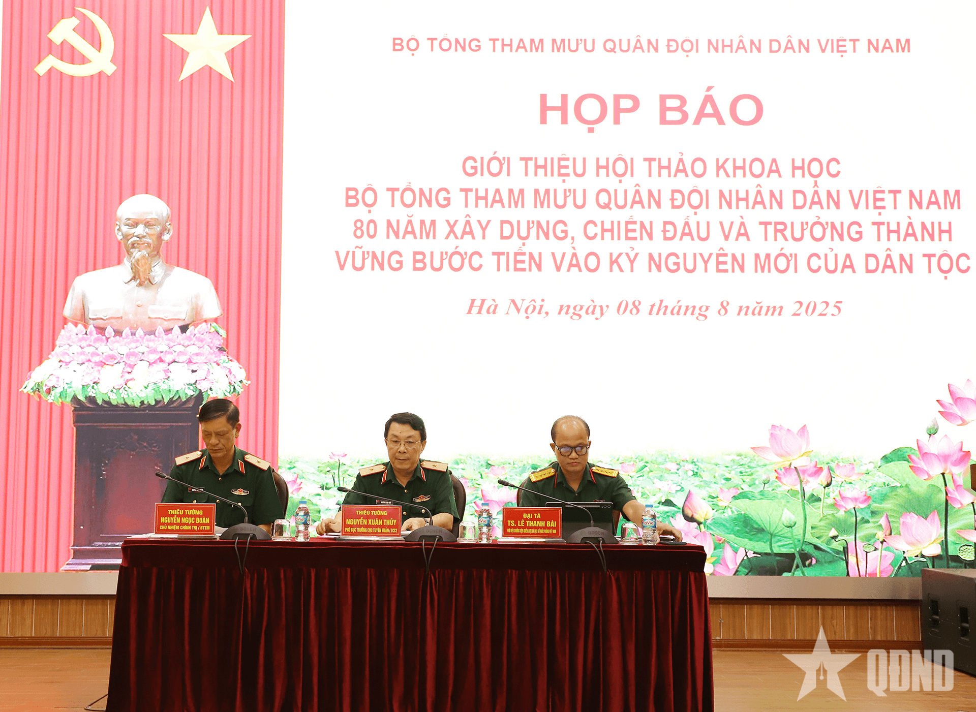 Hội thảo khoa học về 80 năm Bộ Tổng Tham mưu QĐND Việt Nam được tổ chức ngày 14-8